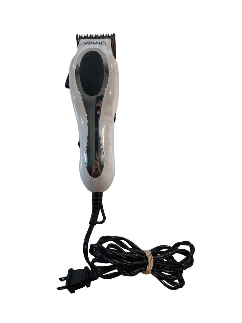 Whal Chome & White Hair Clippers Working, Tested & Cleaned Ready For Use!